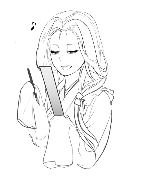 助動詞擬人化「けり」_歌をうたうけり