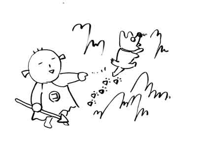 助動詞の話/犬が走る(現在)