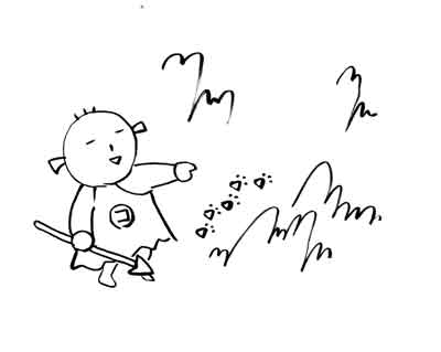 助動詞の話/犬が走る(過去)