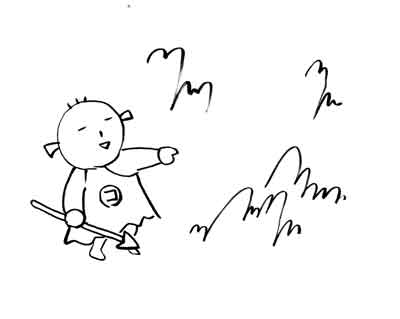 助動詞の話/犬が走る(未来)