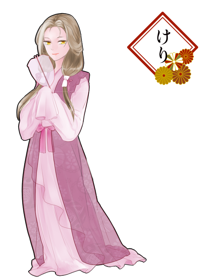 助動詞擬人化「けり」_扉絵