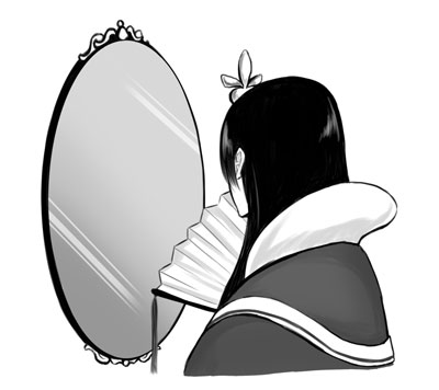 白雪姫_妃と鏡